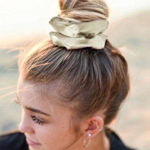100% Peace Silk Hair Scrunchie