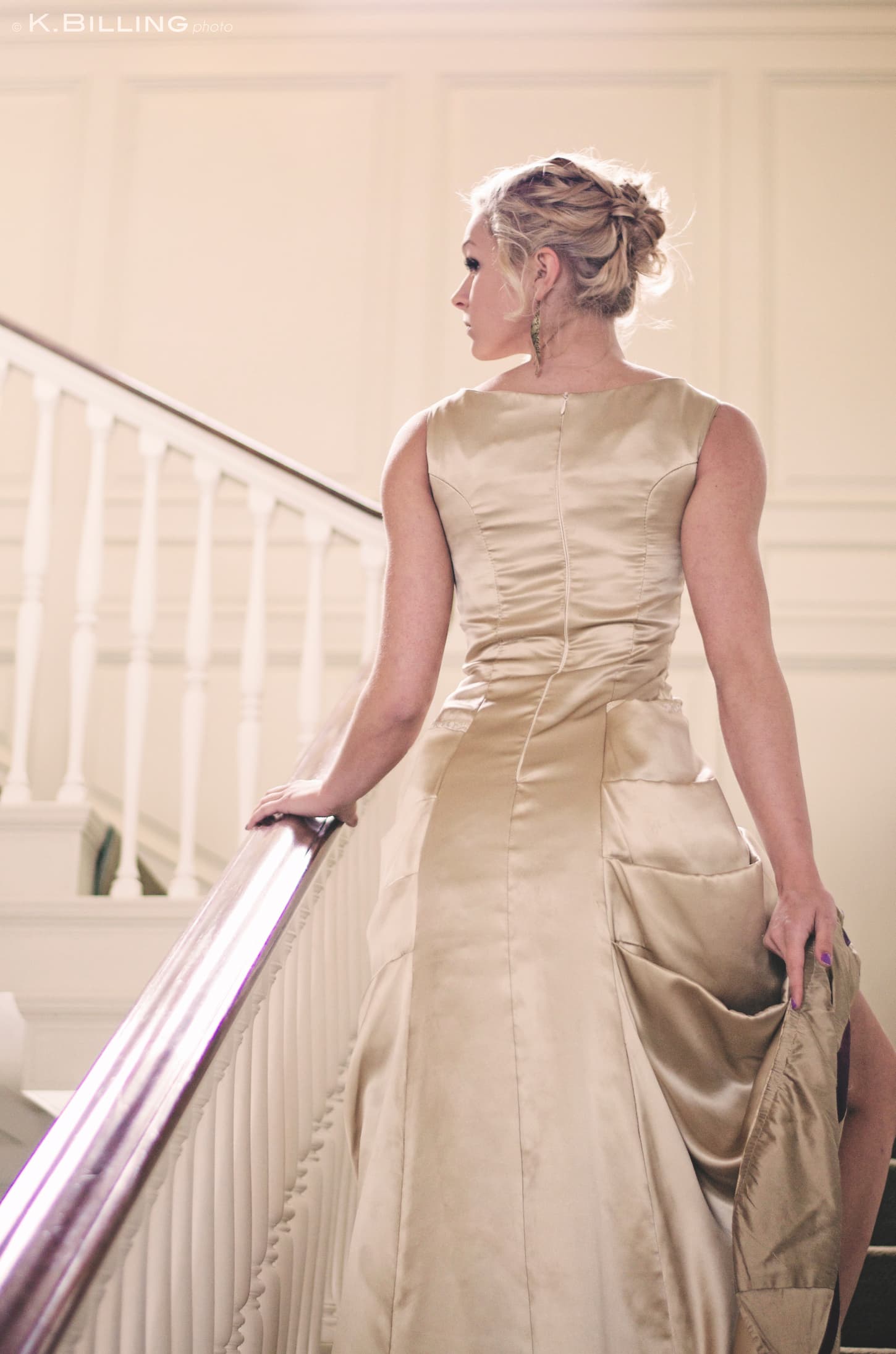Ariel Pleated Gown - Image 3