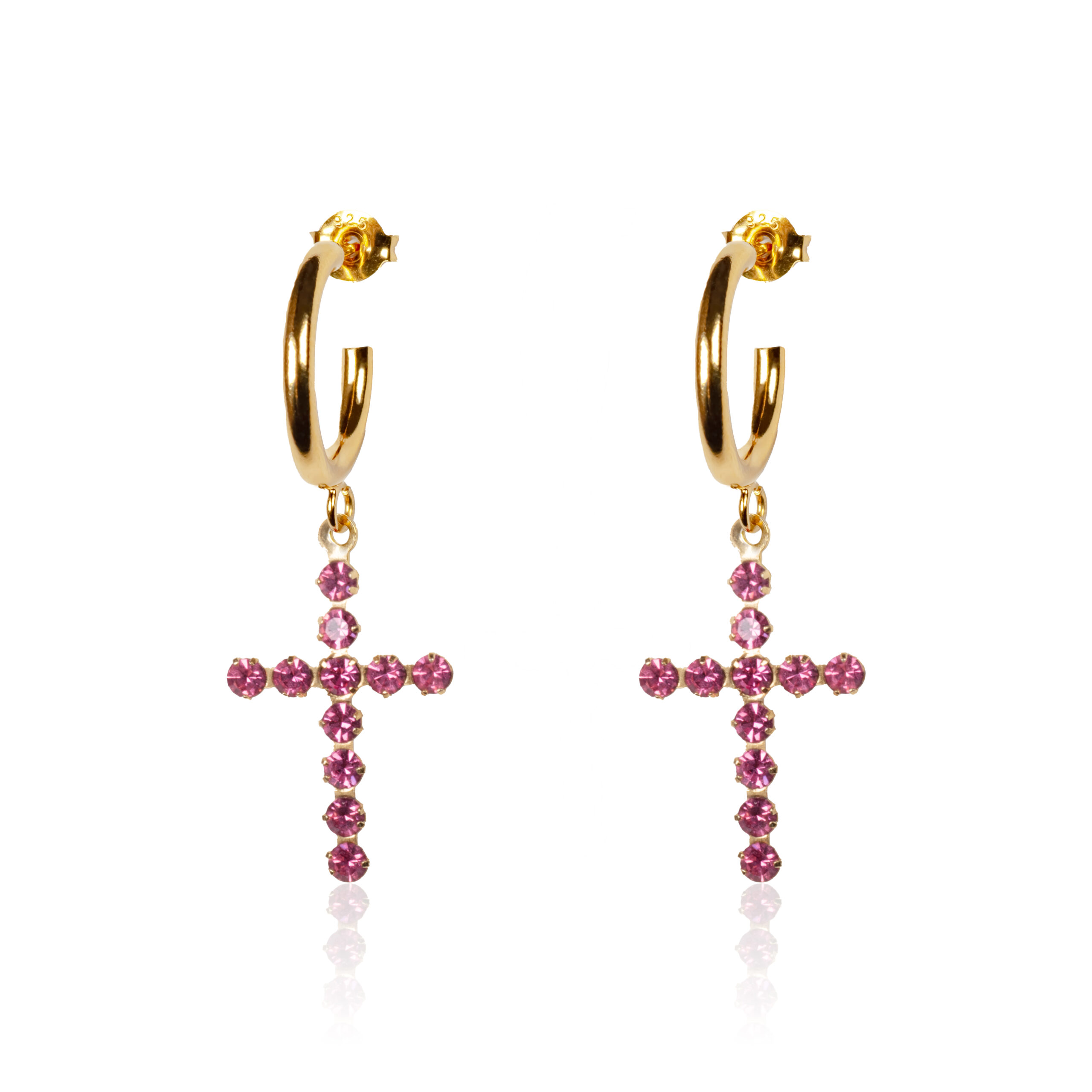 Vintage Cross Earrings
