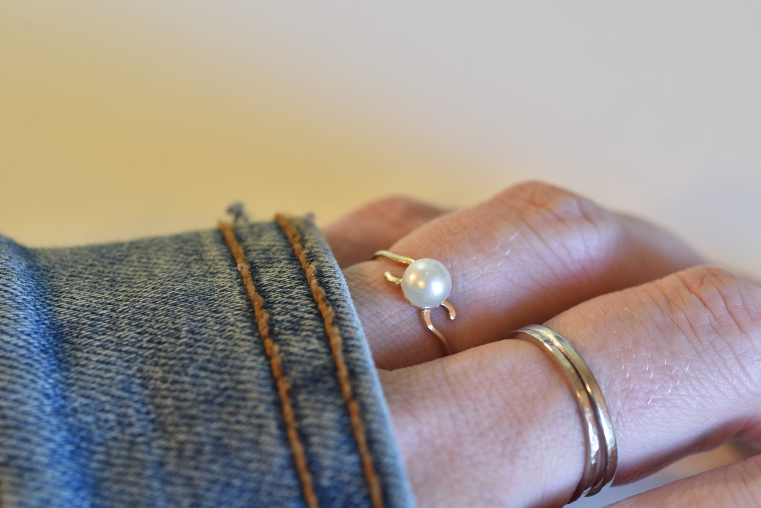 Vintage Pearl Solitaire - Image 2