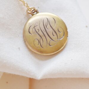 Victorian Monogram Locket 