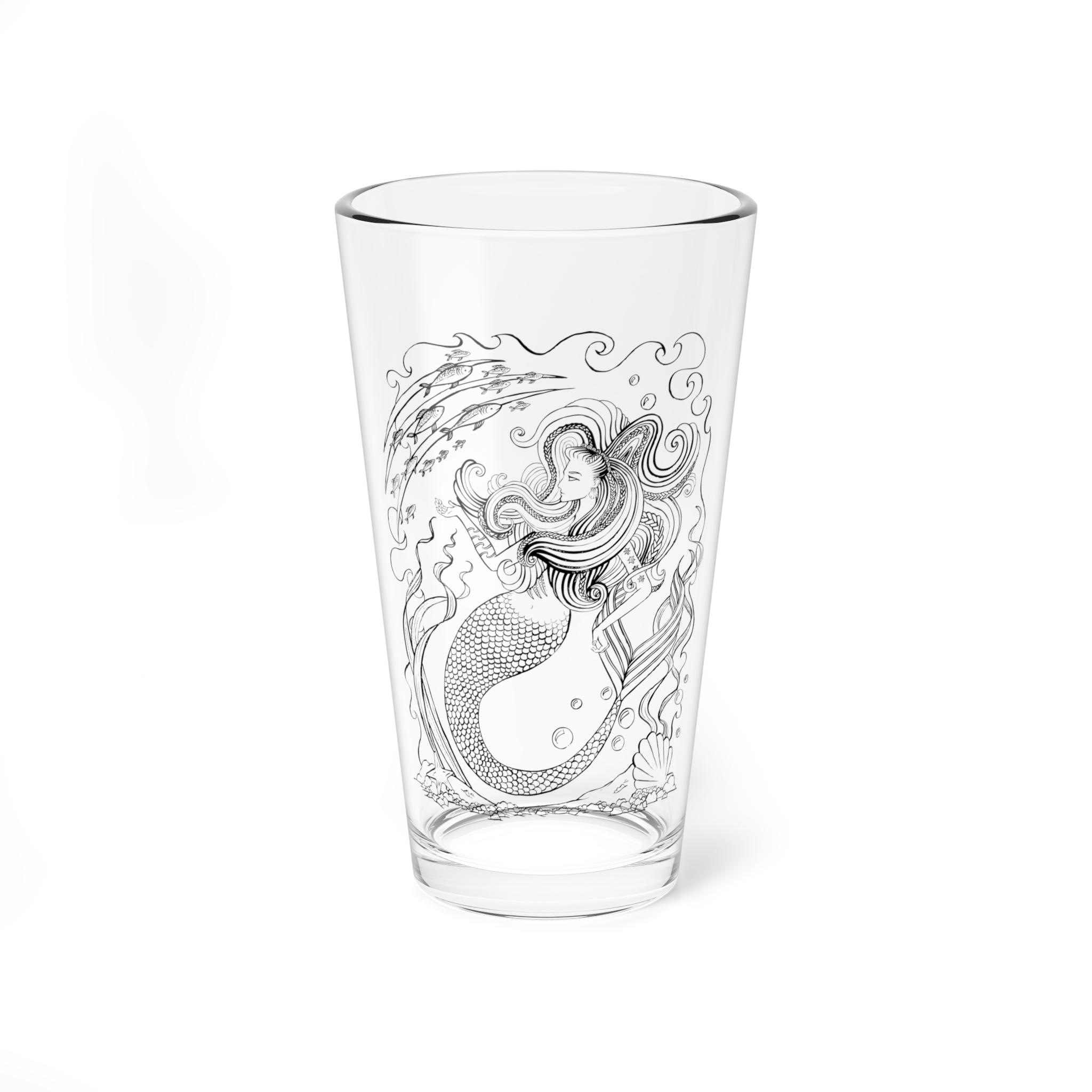 I Must Be A Mermaid Pint Glass