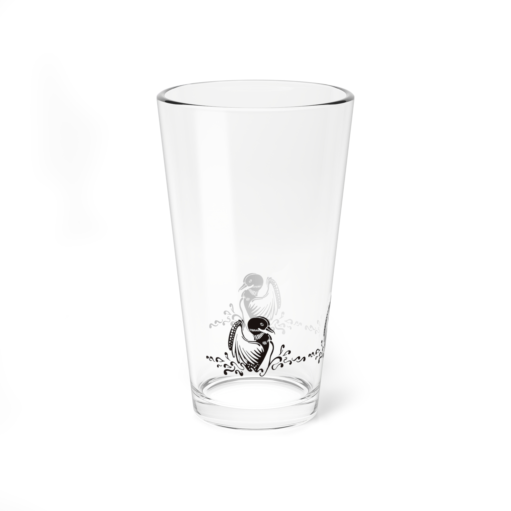 Ducks In A Row Pint Glass - Image 2