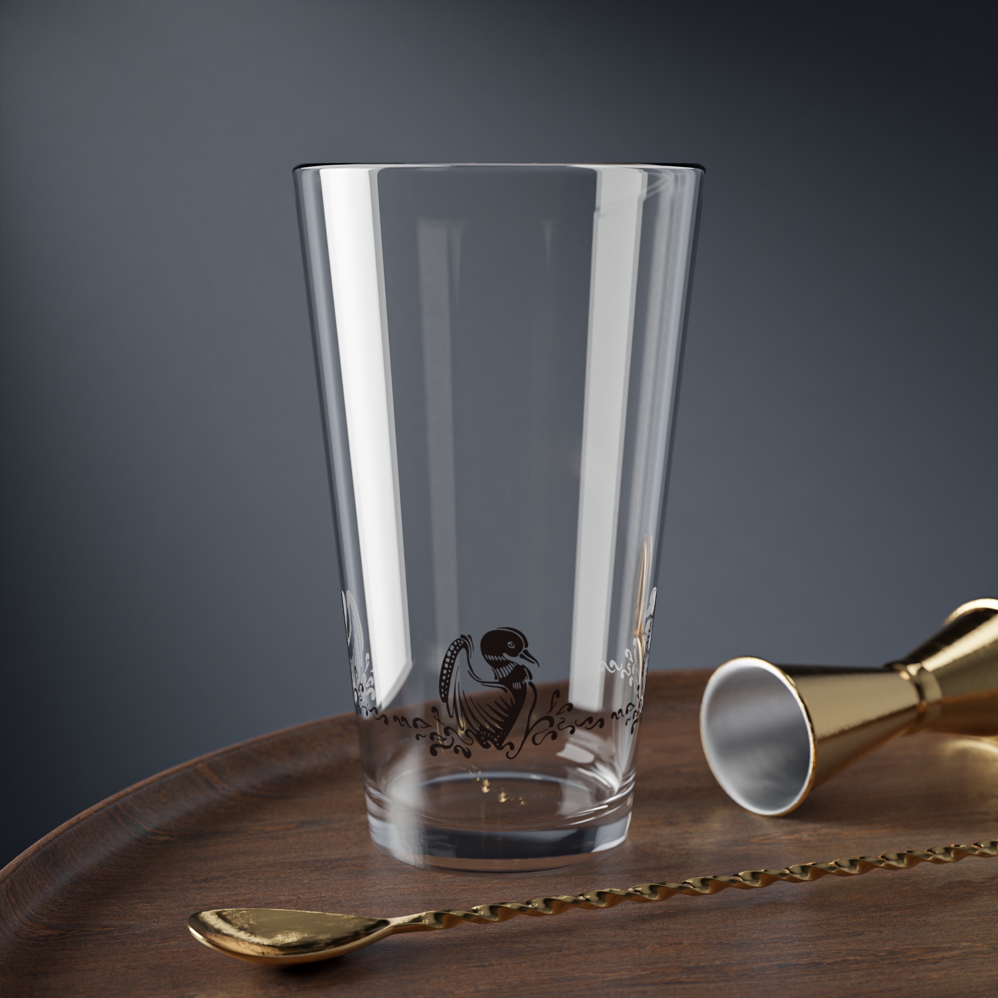 Ducks In A Row Pint Glass - Image 3