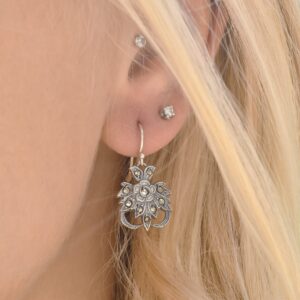 Vintage Marcasite Dangle Earrings